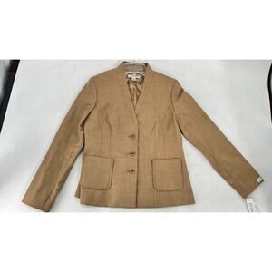 Pendleton Women’s Virgin 100% Wool Collar Blazer 8